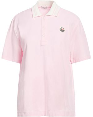 Moncler Light Polo Shirt Cotton - Pink