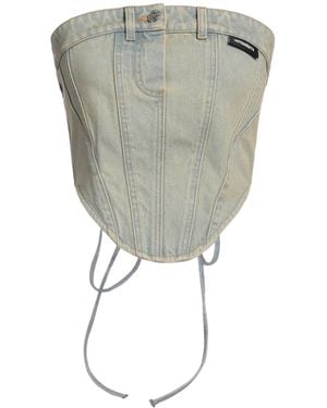 Vetements Top Cotton - Gray