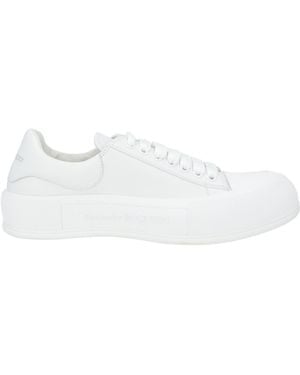 McQueen Sneakers Soft Leather - White