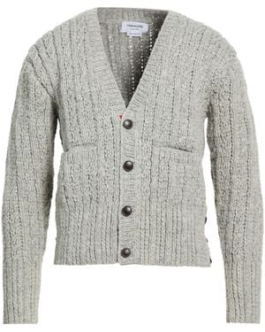 Thom Browne Cardigan Wool - Gray