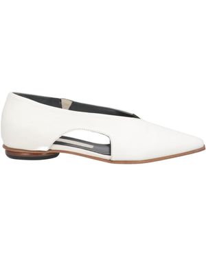 Malloni Ballet Flats - White