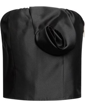 SIMONA CORSELLINI Top Polyester - Black
