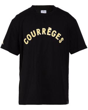 Courreges T-Shirts - Schwarz