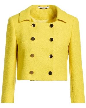 Tagliatore 0205 Jacket Polyester, Linen - Yellow