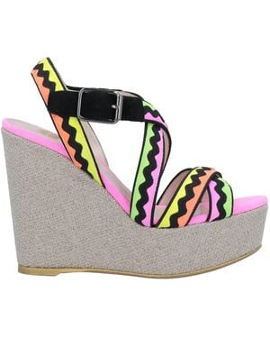 Ernesto Esposito Sandals Textile Fibers - Gray