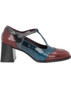 Lorenzo Mari Slate Pumps Leather - Blue