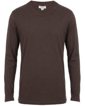 Crossley T-Shirt Cotton, Cashmere - Brown