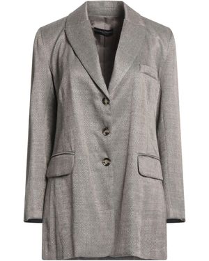 Cristina Gavioli Blazer Polyester, Elastane - Gray