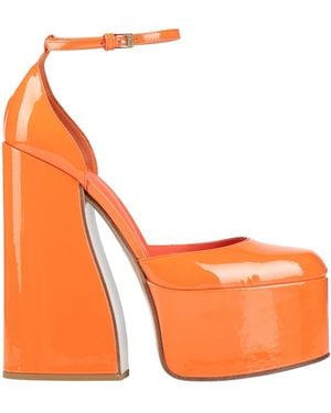 Le Silla Court Shoes Leather - Orange