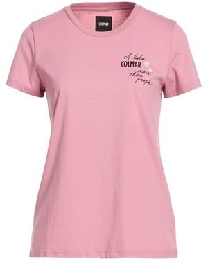 Colmar Antique Rose T-Shirt Polyester, Cotton - Pink