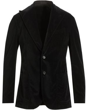 L.B.M. 1911 Midnight Blazer Cotton, Lyocell, Polyester, Elastane - Black