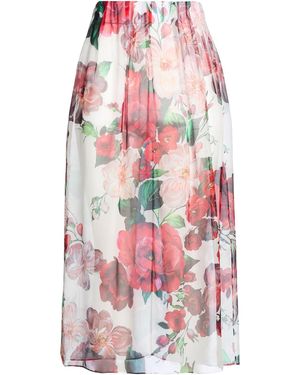 Dolce & Gabbana Midi Skirt Silk - Pink