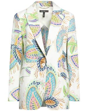 Marc Cain Blazer Viscose, Polyester, Elastane - White