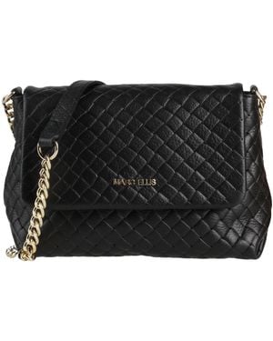 Marc Ellis Cross-Body Bag Leather - Black
