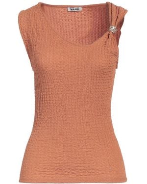 Salsa Jeans Camel Top Polyester, Elastane - Brown