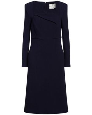 Roland Mouret Midi Dress - Blue