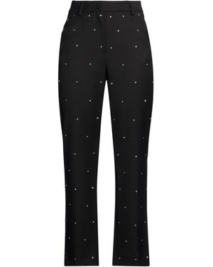 Manuel Ritz Trousers Polyester, Viscose, Elastane - Black