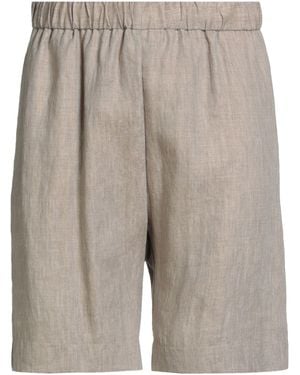 Brian Dales Light Shorts & Bermuda Shorts Linen, Polyamide - Grey