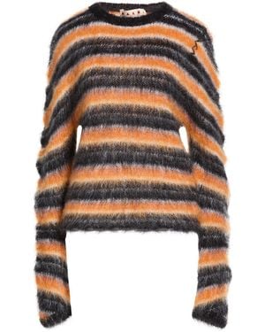 Marni Sweater Mohair Wool, Polyamide - Orange