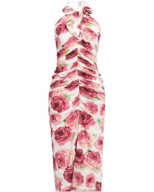 Magda Butrym Vestido midi - Rosa