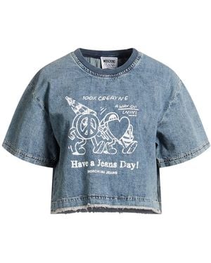 Moschino Top Cotton - Blue