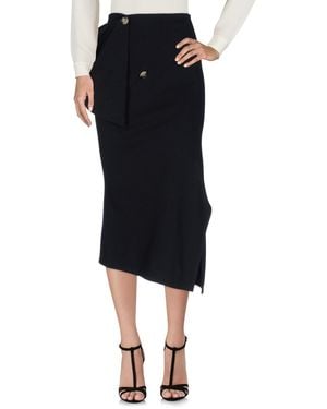 Victoria Beckham Maxi Skirt Wool - Black