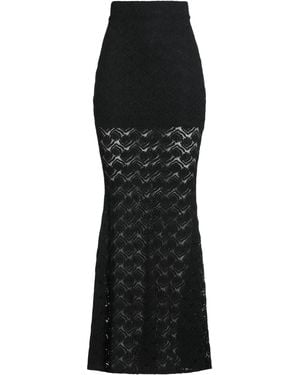 Haveone Maxi Skirt Polyamide, Elastane - Black