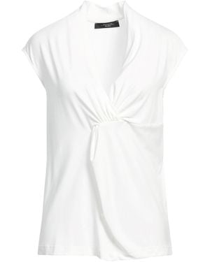 Weekend by Maxmara Top Lyocell, Elastane, Acetate, Silk - White