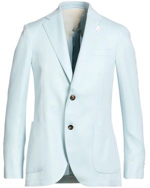 Lardini Blazer Cashmere, Wool, Silk - Blue