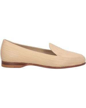 Santoni Loafers Leather - Natural