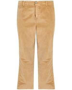 Jacob Cohen Camel Trousers Polyester, Cotton - Natural