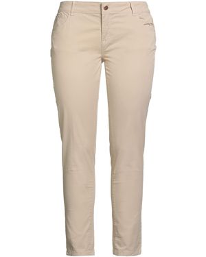 Fracomina Pants Cotton, Elastane - Natural