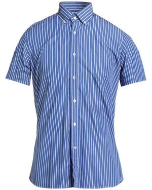 Carlo Pignatelli Shirt Cotton, Polyamide, Elastane - Blue