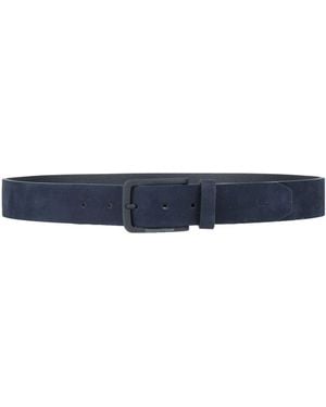 Harmont & Blaine Belt Leather - Blue