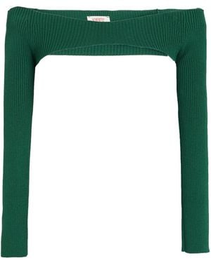 Kontatto Shrug Viscose, Acrylic, Elastane - Green