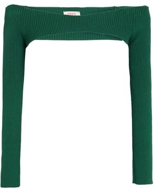 Kontatto Shrug Viscose, Acrylic, Elastane - Green