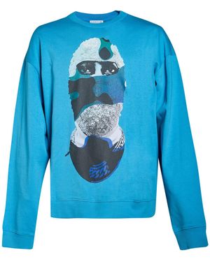 ih nom uh nit Sweatshirt Cotton - Blue