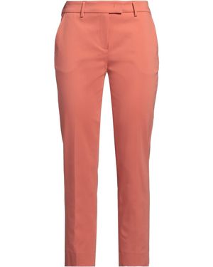 EUGHENES Coral Pants Cotton, Polyester, Elastane - Red