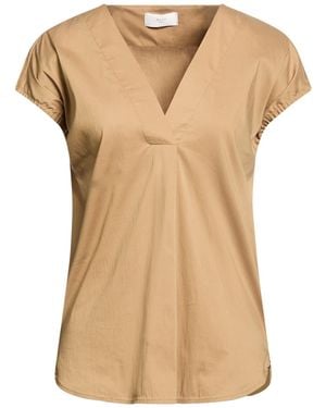 HOPE SKY Camel Top Cotton, Polyamide, Elastane - Natural