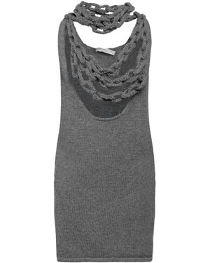 Philosophy Di Lorenzo Serafini Top Virgin Wool, Polyamide, Elastane - Grey