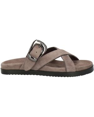 Barba Napoli Sandals Leather - Brown