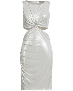 Patrizia Pepe Mini Dress Polyester, Elastane - White