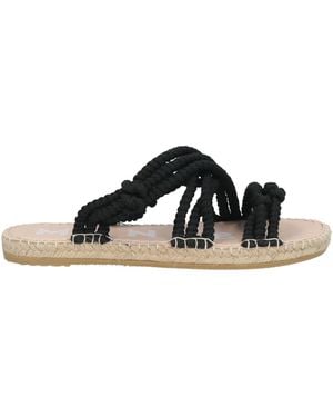 Manebí Espadrilles Textile Fibres - Black