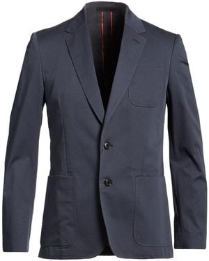 Paul Smith Blazer Cotton, Elastane - Blue