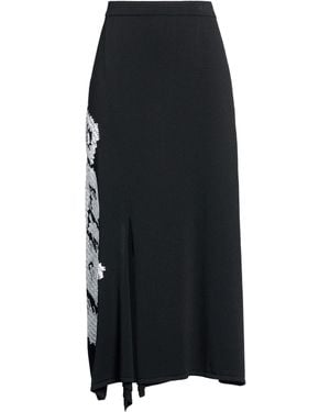 Liviana Conti Midi Skirt Viscose, Polyamide - Black