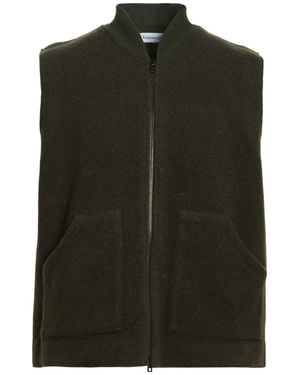 Bellwood Vest Polyester, Wool - Green