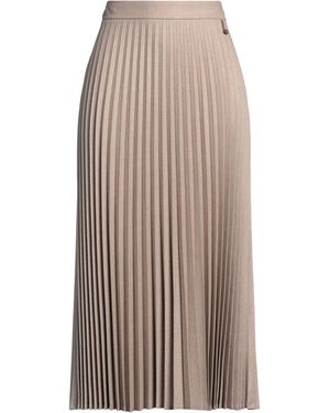 Lorena Antoniazzi Sand Midi Skirt Virgin Wool, Polyester, Elastane - Natural