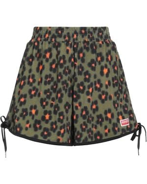 KENZO Shorts & Bermuda Shorts Rayon, Cotton - Gray
