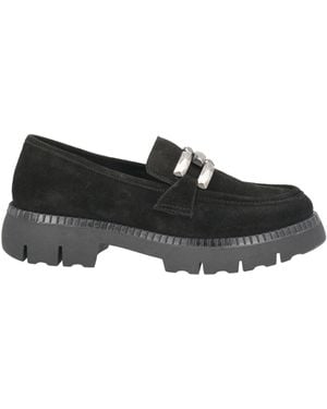 CafeNoir Loafers Leather - Black