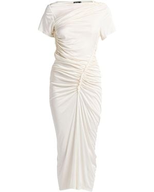 Atlein Midi-Kleid - Weiß